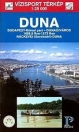 DUNA VÍZISPORT TÉRKÉP BUDAPEST-RÓMAI PART - DUNAÚJVÁROS 1656.5 FKM - 1573FKM RÁCKEVEI DUNA